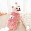 New Cat Four-legged Coat, Bee, Can Lead Pet Dogs. Dog Clothes, Dog Supplies, Warm In Autumn and Winter, Thickened Teddy