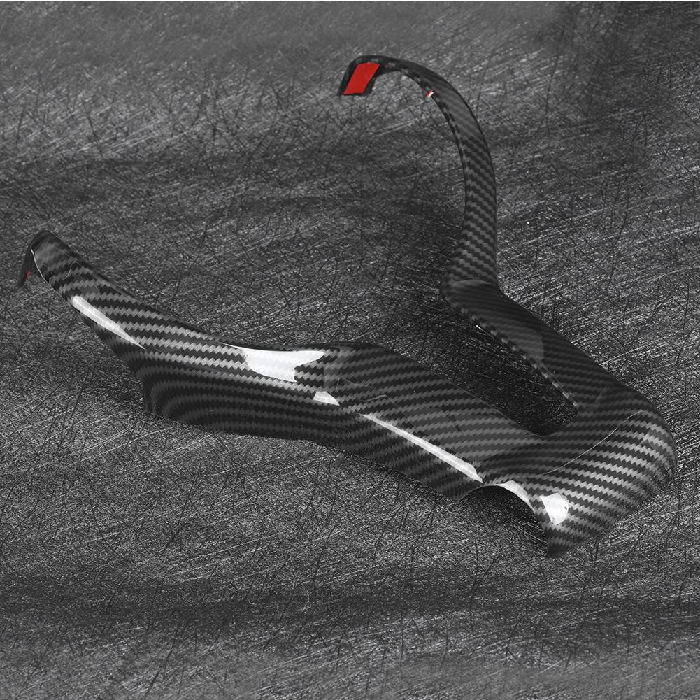 M Sport Steering Wheel Trim Cover Fits for F80 M3 F82 F83 M4 F10 M5 F06 F12 F13 M6 F15 X5M F16 X6Carbon Fiber Style