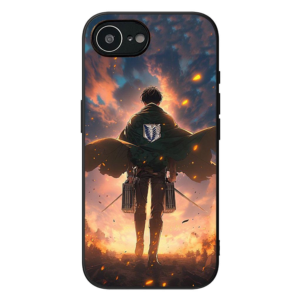 For Samsung Galaxy A36 A17 A26 A07 A35 A54 A53 A13 A33 A34 S8 S9 S20 S21 FE S10 Plus Case Levi Attacks Jaeger On Titan Eren