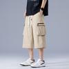 Sommar Tunna Stil Lösa Casual Sport Cropped Byxor Sommar Man Shorts Cargo Kort Passform Män Shorts Fri Frakt Cargo-shorts