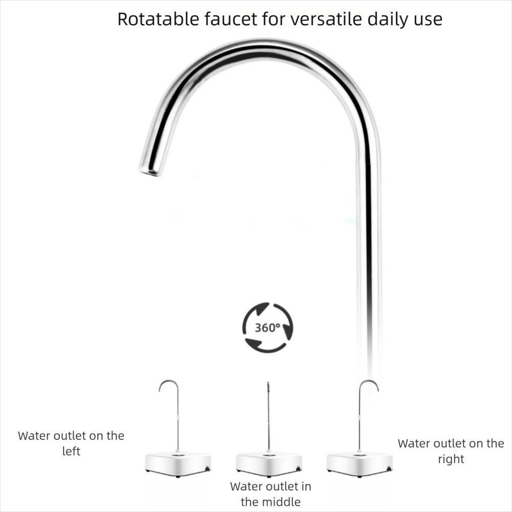 Låg ljudnivå Automatisk vattenautomatpump Universal Bordsladdningsbar Vattenpump Resor