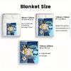 Robotboy 2D Flat Pattern Flannel Blanket High quality All Seasons Warmth and Comfort Perfect for Christmas Gifts.DMT0925380