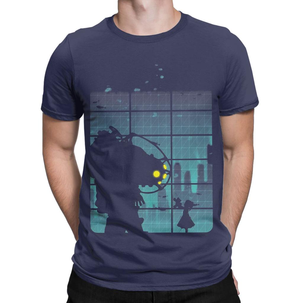 Komm schon Mr Lustig 100% Baumwolle T-Shirt bBioShock T-Shirts Oberteile Für Unisex