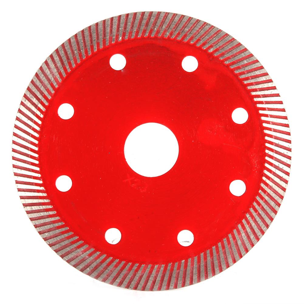 Rote Diamantsägeblatt zum Schneiden von Beton Granit Marmor Fliesen Stein 105mm