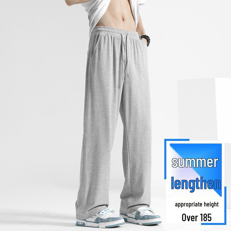 Men's Spring & Autumn Loose Straight-Leg Joggers – Lightweight Casual Long Sweatpants