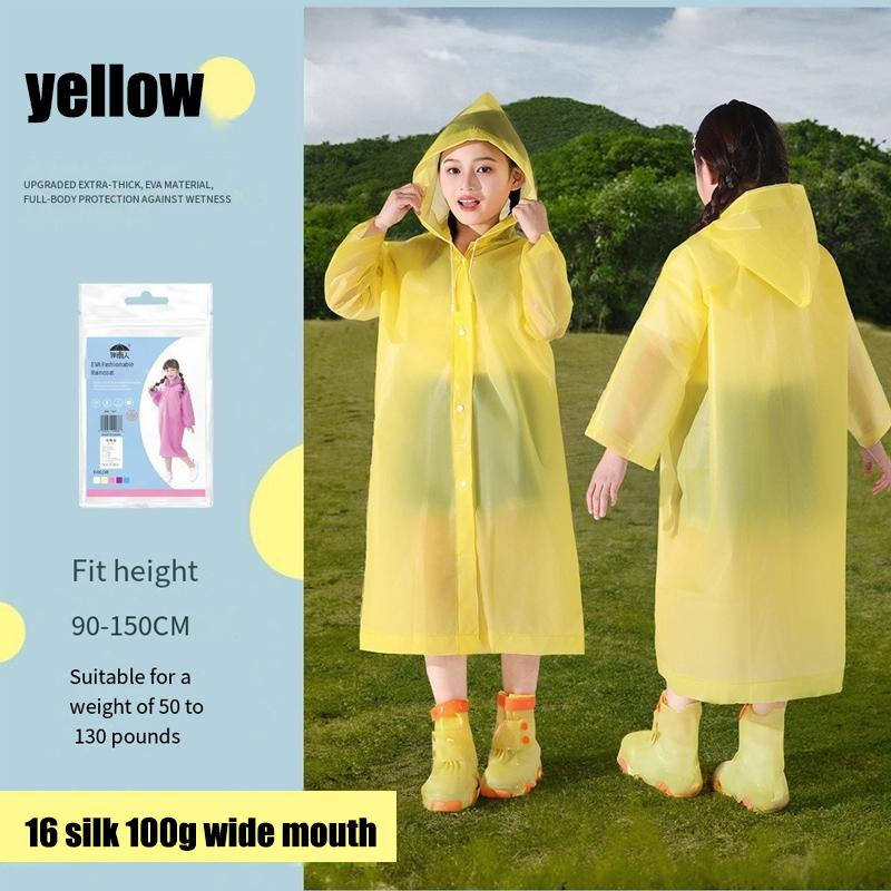Kinder Wasserdichtes Regenponcho Nicht Einweg Reise Regenbekleidung Mantel Junge Mädchen Outdoor Wanderjacke Kinder Regenmantel Kinder Regenbekleidung