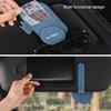 EWDM7 Leather Car Visor Glasses Clip for Kia GTLine EV9 Seltos Picanto Sorento MQ4 Carnival KA4 Morning K5 K3 Carens Sunglasses Holder