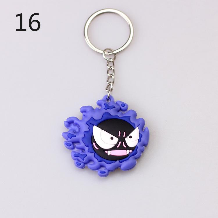 Pokemon Keychain: Pikachu, Dragonite, Eevee Figure Pendant