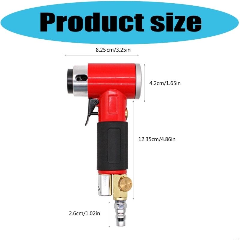 Multi Size Air Operated Sanding Tool 1 2 3 Inch Polishing Tool Perfect for Smoothing Metal and Plastic Finishes