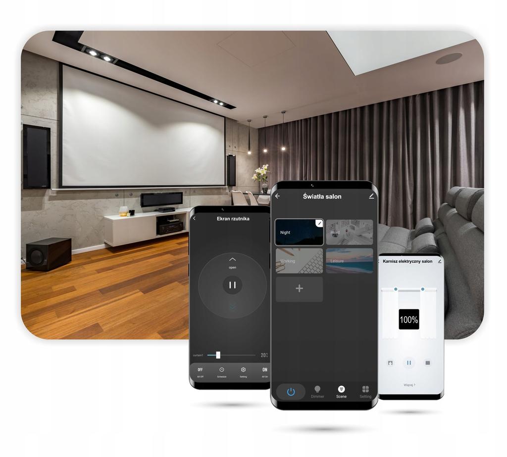 Tuya Zigbee Double Switch, Matte Gray