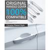 Luxurious Stability New Chrome Door Handles Cover Trim for Citroen C3 MK1 2002~2009 Car Accessories Stickers Catch Auto Styling