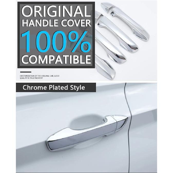 Luxurious Stability New Chrome Door Handles Cover Trim for Citroen C3 MK1 2002~2009 Car Accessories Stickers Catch Auto Styling