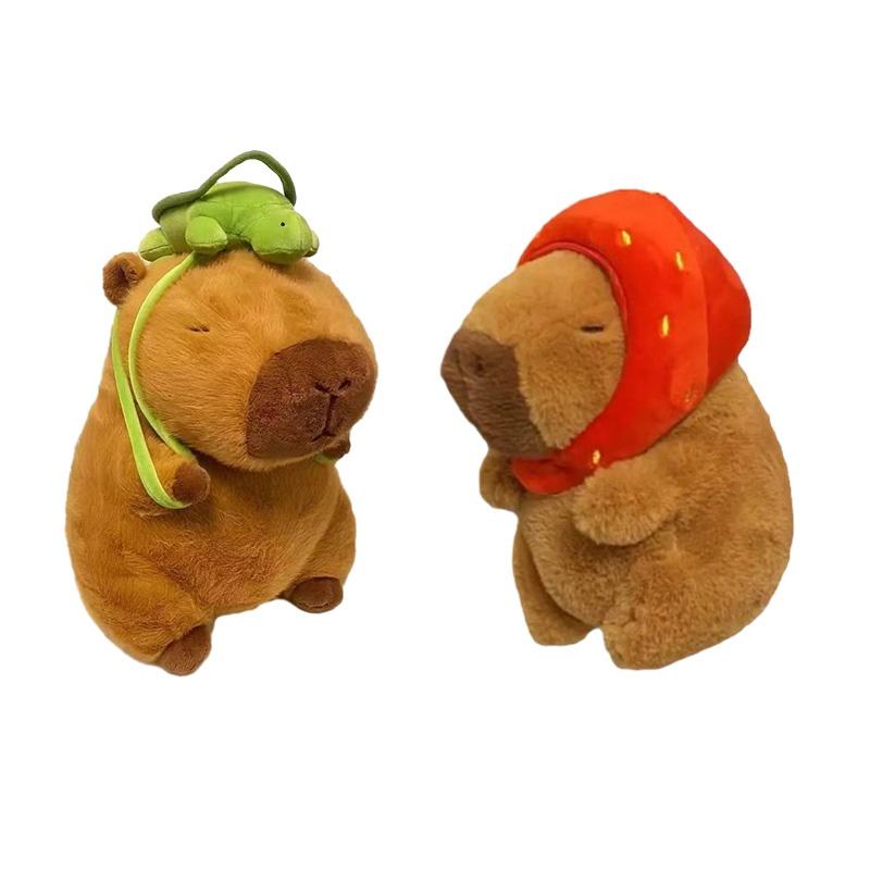 Adorable Capybara Plush Toy Pp Cotton Stuffed Animal Short Plush Water Rat Category 45cm