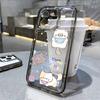 Cartoon cute cat for iPhone17promax Apple 16 mobile phone case 14/13 fine hole 15 transparent