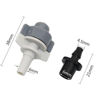 0.7mm Micro Misting Nozzles Industry Cooling Humidification Greenhouse Garden Irrigation Sprinklers Agriculture Tools 20 Pcs