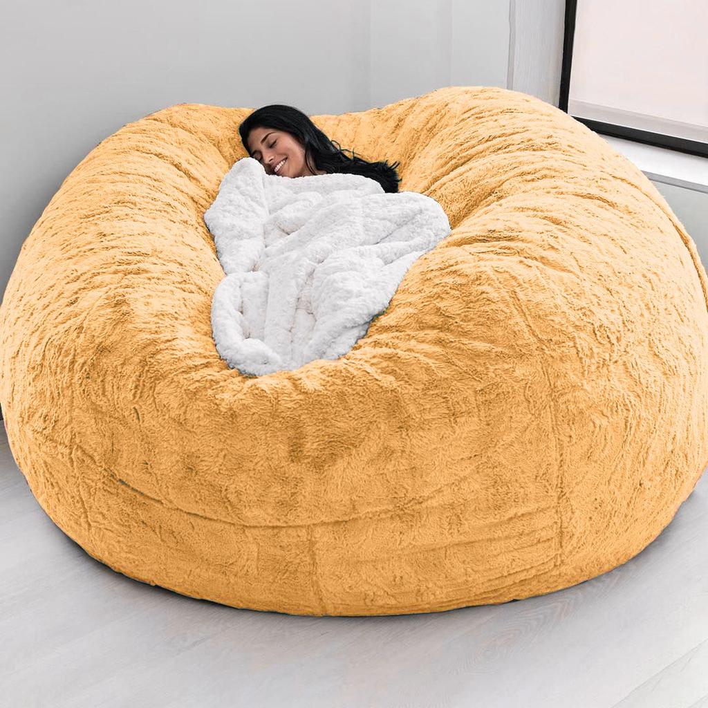 Divano a sacco in finta pelliccia - Disponibile nelle misure 5FT/6FT/7FT