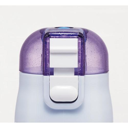 Skater Children's Water Bottle, 2-Way, 470ml (Direct Drink) or 430ml (Cup), Disney Frozen Design, Size 25, Girls, Stainless Steel, Insulated, Lightwei