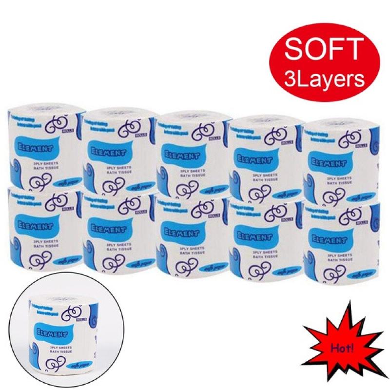 Buy 3 PLY Household Toilet Health Silky Roll Paper Tissue Toilet
