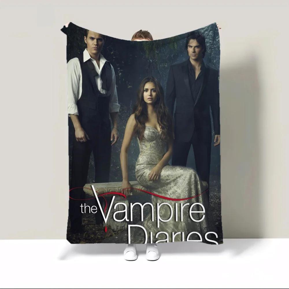 Winter Blanket Throw Blanket for Sofa Luxury The Vampire Diaries Hairy Blankets for Bed Custom Blankets & Throws Home Interior