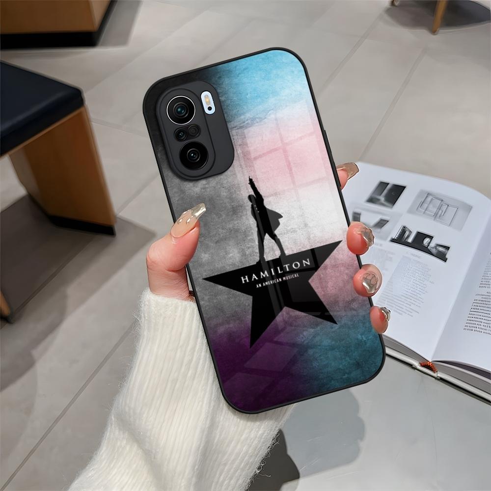 H-Hamilton Musical Lyrics Phone Case For Redmi 12c 13c 12 13 Note 13 Pro Plus 11 12 Pro 10 11s 12s Tempered Glass Cover