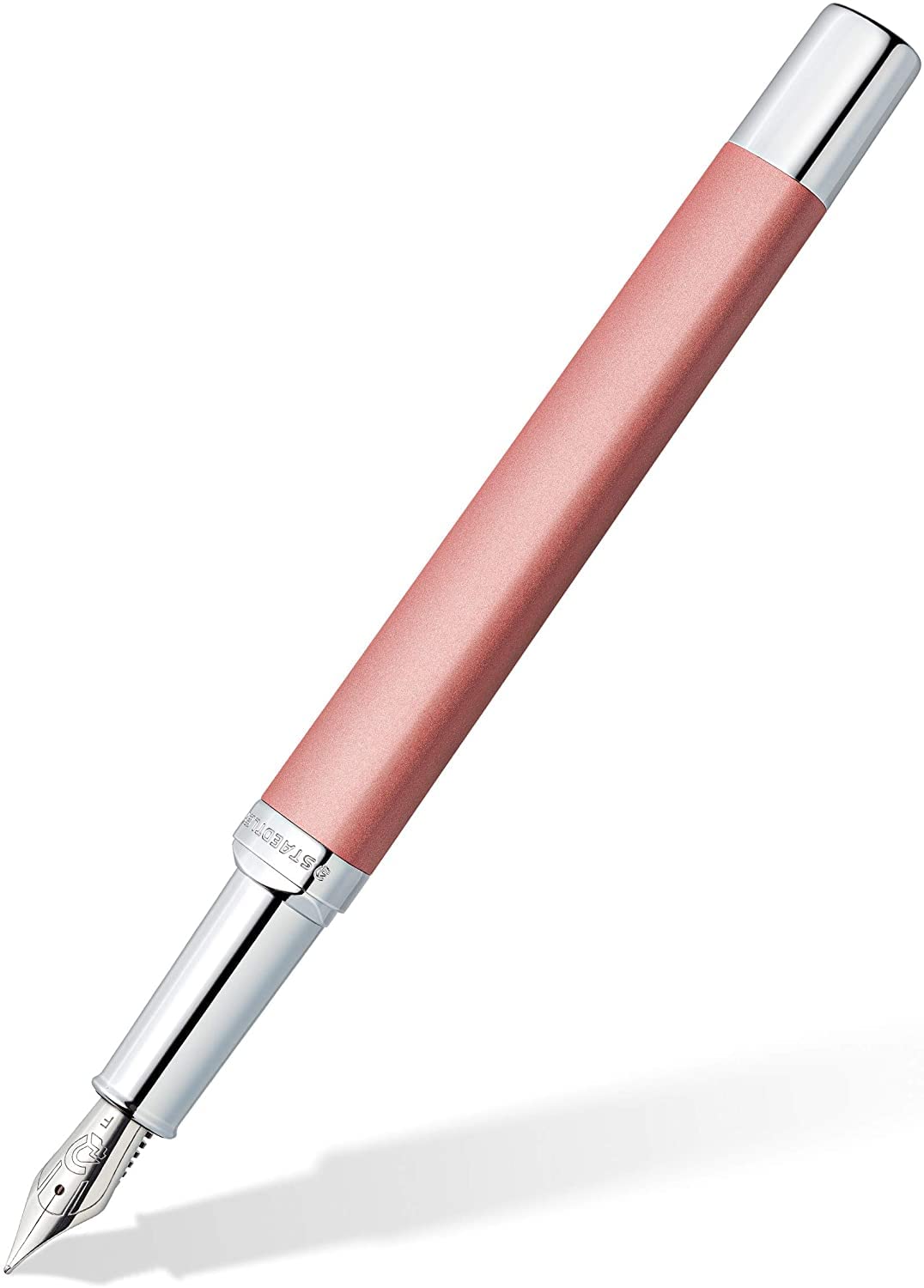 

Перьевая ручка STAEDTLER Triplus Radiant Rose с треугольным стержнем Radiant rose (хорошо (F)) [Элемент]