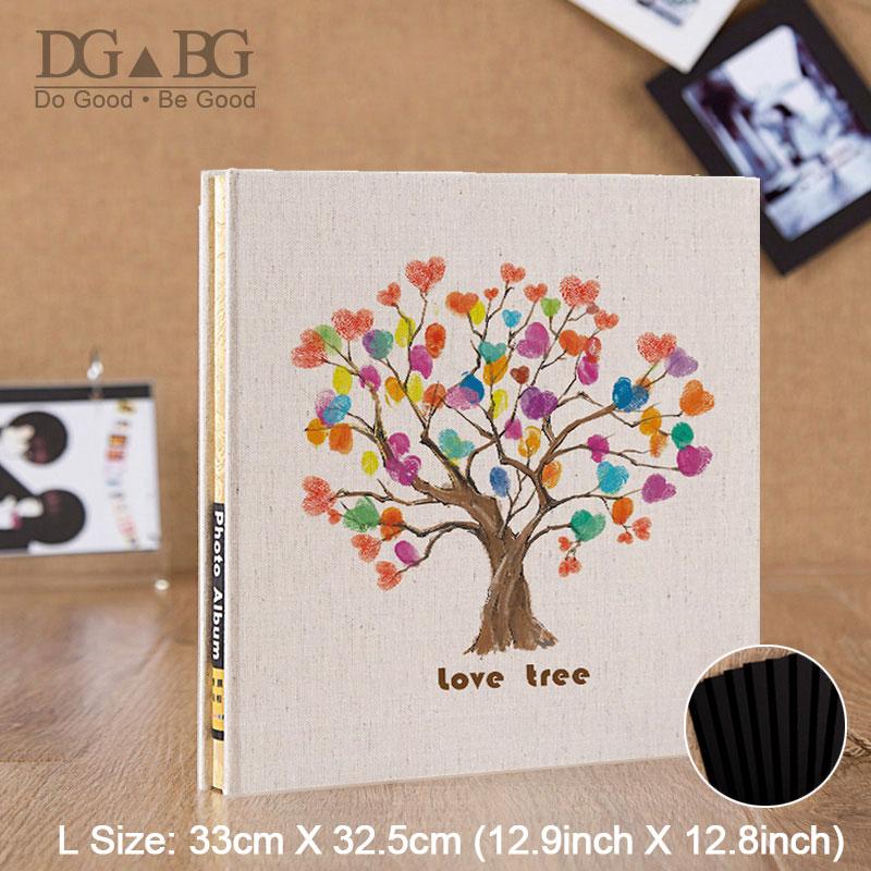 DIY Photo Album Photos Large Kids Family Photo Albums Cute Girl Album Children s Gift Self-Adhesive Dust-Free air-Free Glue Free