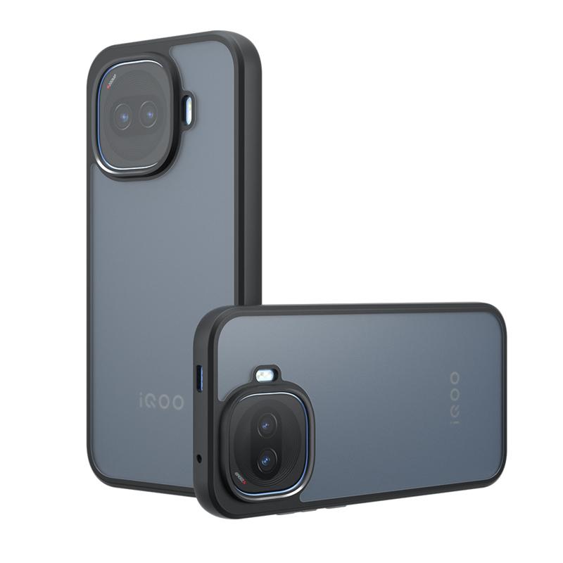 For vivo iQOO Z11 Turbo Case vivo iQOO Z11 Turbo Cover Bumper Matte PC + TPU Shockproof Silicone Cover For vivo iQOO Z11 Turbo Vivo iQOO Z11 Turbo чёрный