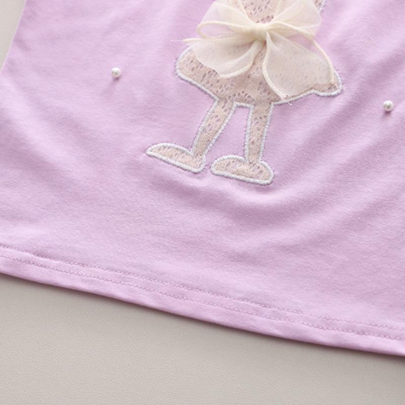 Girls Summer Suit Infants Short Sleeve Tshirt + Denim Shorts 2 Piece Set Fashion Children Clothing for 1-5 Years Old