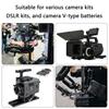 Universal V Lock Battery Plate V-mount Camera Power Supply Adapter Board for Video Cameras and Stabiliser Kits