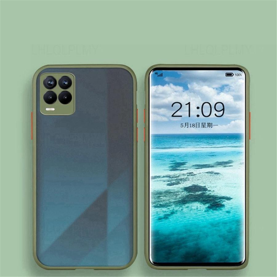 Luxury Shockproof Matte Case For OPPO A98 A78 A40 A74 A79 5G A54 A53 A38 A58 A18 A5 Reno 14 13 15 Pro Realme C53 C51 C63 C61 Armor Bumper Soft Cover
