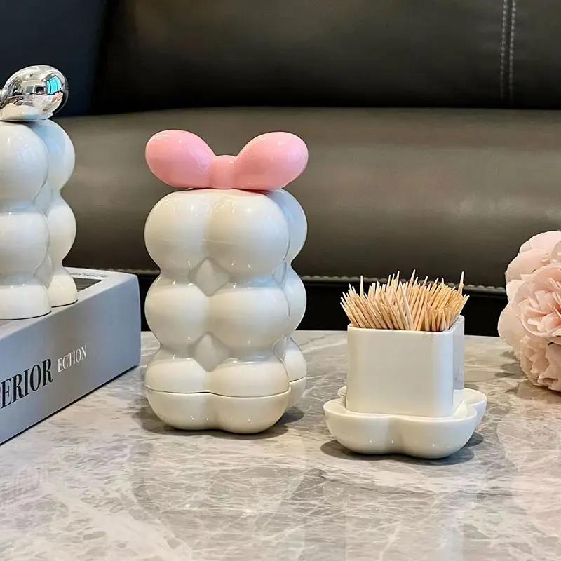 

Hot Selling New Creative Light Luxury Senior Delicate High Appearance Level Toothpick Box,Cotton Swab Box