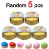 6 Style Colorful Simulated Dumpling Squishy Relaxing  Antistress Random With Box Dumplings Sensory Squeeze Toy