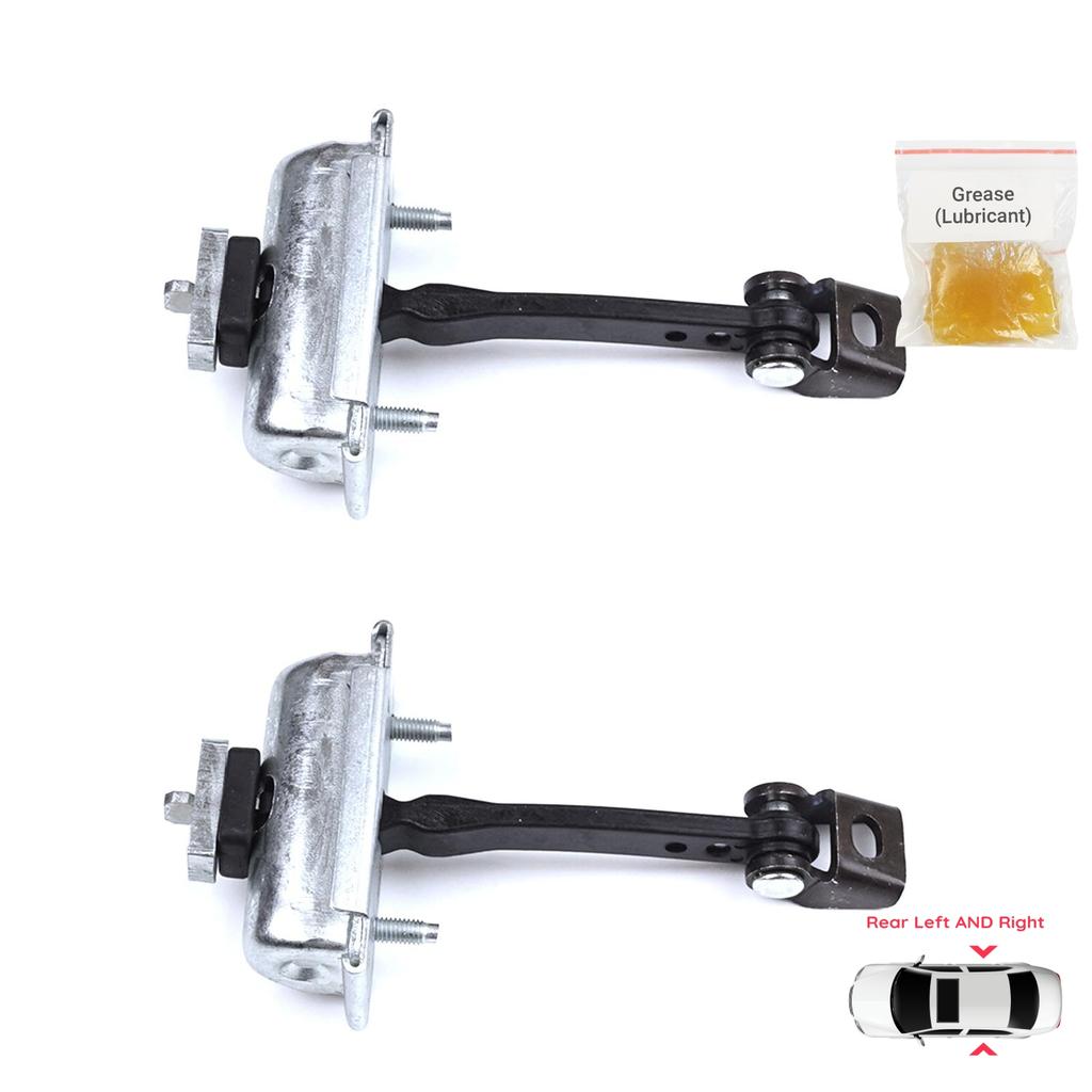 BDP1304-1 2 Pieces Rear Door Hinge Stop Check Strap Limiter for Citroen C3 MK3 Peugeot 208 2008 MK1 5-Door Hatchback 9671891280
