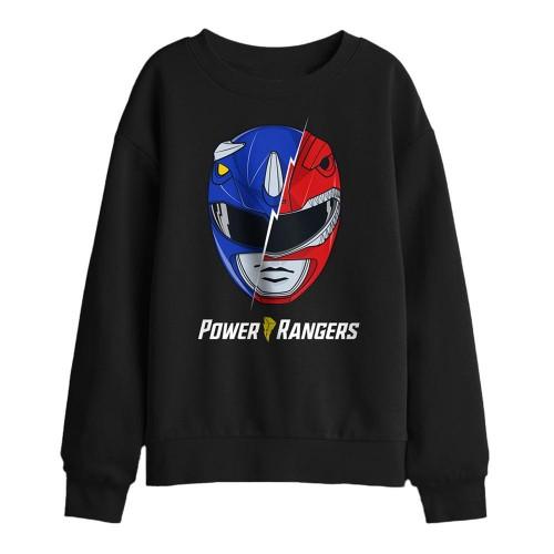 Power Rangers Childrens/Kids Spliced Head Sweatshirt