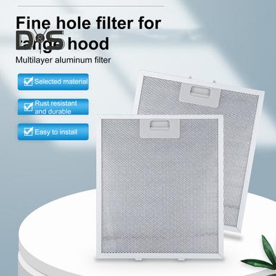 2Pcs Metal Cooker Hood Filter 320x260mm Easy Install Remove Aluminum Grease Filter Universal Mesh Extractor Filter for Baumatic CBCB9201 AL260319