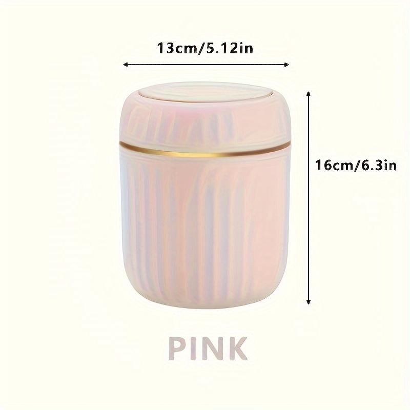 Mini Desktop Trash Can with Lid Garbage Waste Bin Organizer Bedroom Office Desk Storage Box Made Durable Plastic Home Supplies