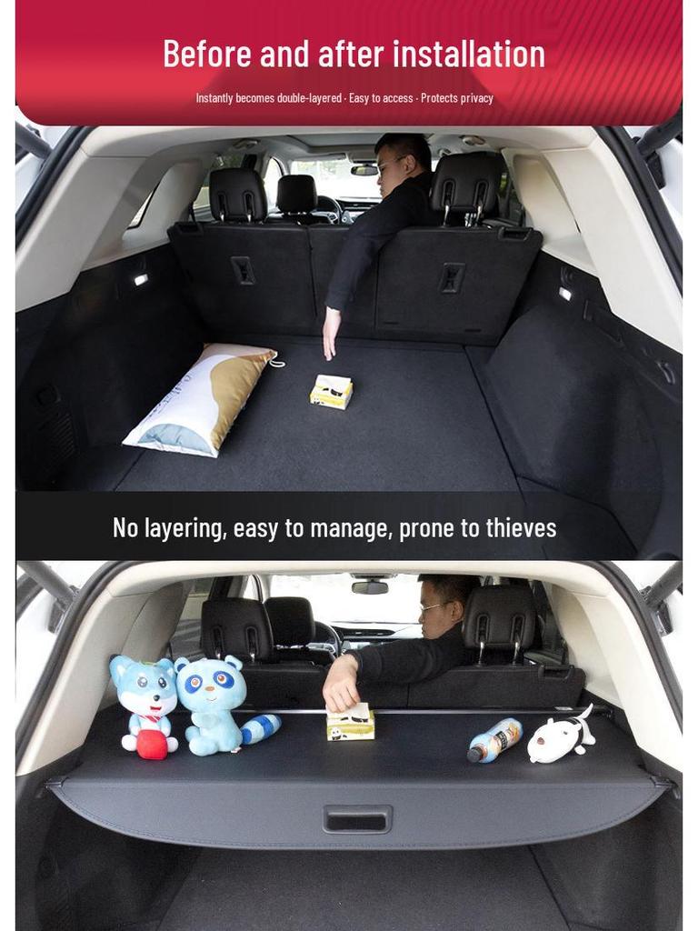 Jetour Traveler 23-26 Trunk Sunshade PRO: Tail Box Partition & Interior Mod