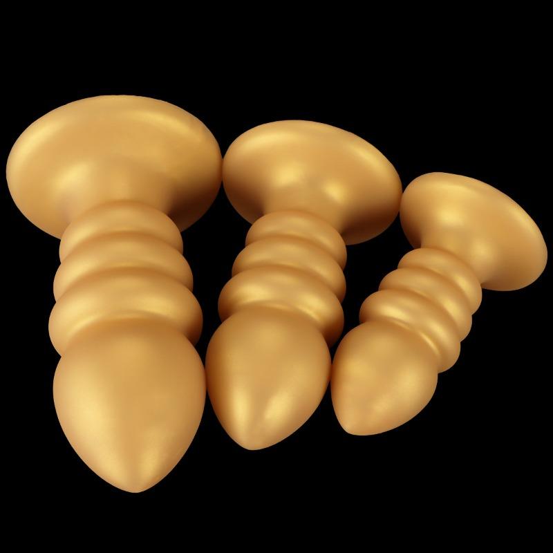Huge Anal Plug Liquid Silicone Soft Conical Butt Plug Big Anal Dildos for Women Men G-spot /prostate Massage 18+ Sex Toys