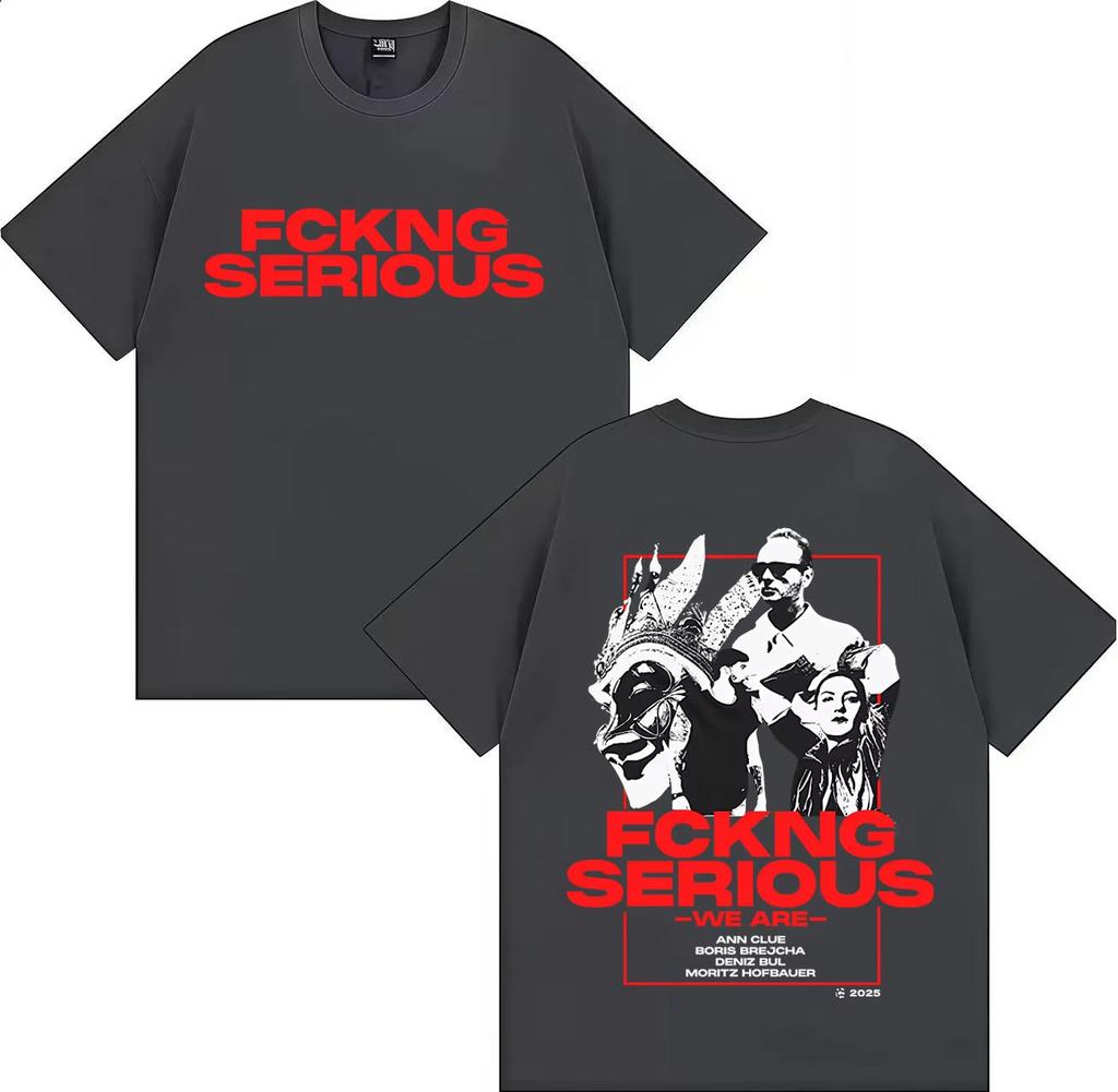 Streetwear Boris Brejchas Ernstes Harajuku T-Shirt für Männer und Frauen Sommer 2026 Reines Baumwoll T-Shirt mit Aufdruck Ins