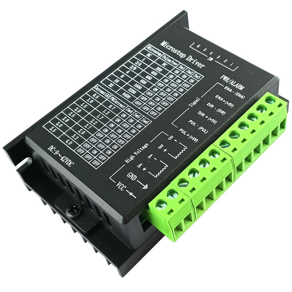 TB6600 Stepper Motor Driver 4A 9-42V Micro-Step CNC DC Controller Single Axis