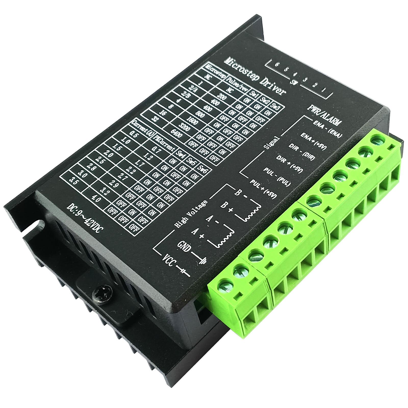 

TB6600 Stepper Motor Driver 4A 9-42V Micro-Step CNC DC Controller Single Axis