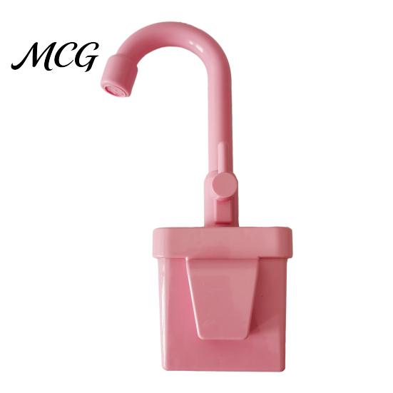 Electric Water Circulation Faucet Pretend Play Sink Toy Replacement, Realistic Running for Kids Kitchen, Dishwasher Safe Role Imaginative Accessory