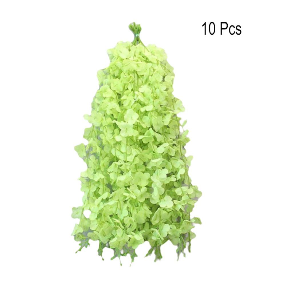 10PCS Bright Color Artificial Wisteria Hanging Flower Wisteria Flower Strips  Ceiling