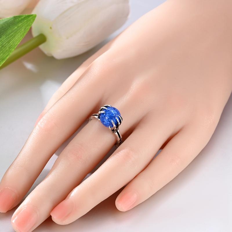 Copper Metal Authentic Original Skull Holding Bead Components in Hand Rings Women's Anniversary Perfect Gift Engagement Rings Designed For Women Mens