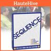 Unique 2024 Sequence Strategy Board Game Elegant Card Material For All Ages