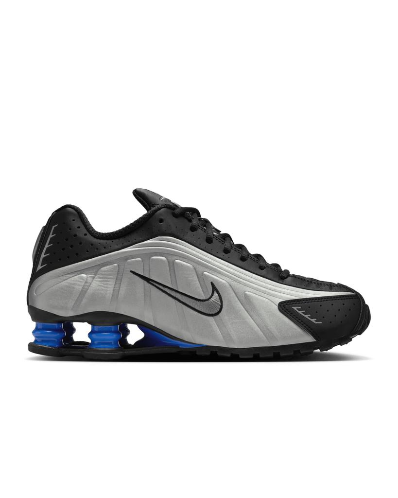 AR3565-006 Nike Shox R4 Black Metallic Silver Racer Blue (Women's)