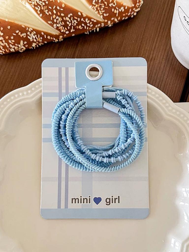 4Pcs Assorted Colors, 2MM Rubber Bands for Hair, Pain-Free Hair Accessories for Girls, Made for Long-Lasting Braids, Ponytails