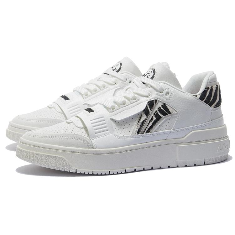 Li Ning Rookie Synthetic Leather, Split Suede Lace Up Slip Resistant, Abrasion Resistant, Lightweight Coverage Low top ABCS003-4