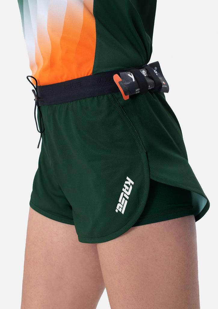 Collect Flight Lace Shorts 3 Brieflined Women'S (Dark Green)