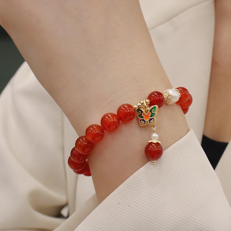 Natural agate braceletfashion women daily jewelry gift